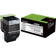 Lexmark CX410-80C8SK0 Siyah Orijinal Toner Yüksek Kapasiteli