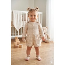 Butik Kız Bebek %100 Pamuklu Şortlu Takım