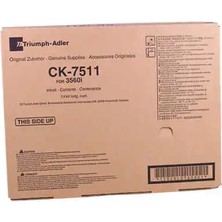 Triumph-Adler CK-7511/623510010 Orijinal Fotokopi Toner