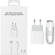 MAROOBLE 20W Usb-C Hızlı Şarj Adaptörü + Lightning Kablo (27W Destekli)