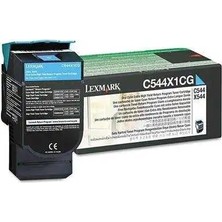 Lexmark C544-C544X1CG Mavi Orijinal Toner