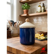 Köklü Züccaciye Emaye Kavanoz | Baharatlık | Saklama Kabı