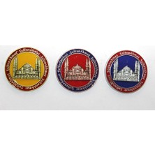 Ett Yöresel Sultanahmet Magnet Yuvarlak Tasarım