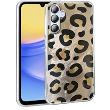 Ahlttiba Samsung Galaxy A15 Cep Telefonu Için Uyumlu Kılıf Desenli Mep Kapak
