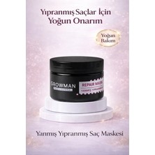 Growpink Onarıcı Saç Maskesi 200 ml | Yıpranmış Saçlar İçin Yoğun Bakım