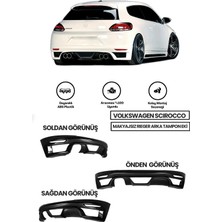 Volswagen Scirocco Uyumlu Makyajsız Rieger Arka Ek (Plastik)
