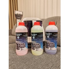 Dynamix Wash Halı ve Koltuk Yıkama Makinesi Şampuanı 3'lü Şakayık, Lavanta, Japon Kiraz/sakura Çiçeği 1kg x 3 kg