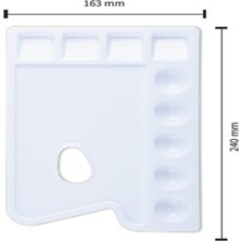 Ark Ergonomik Silikon Boya Paleti