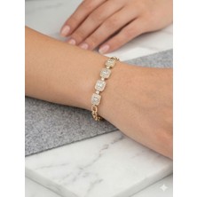 Belirtilmemiş Xuping 14K Renk, Çelik Bileklik, Zarif,hediye, Özel Gün, Doğum Günü, Baget