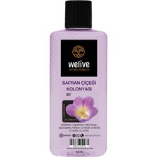 Welive Welıve Safran Çiçeği Kolonyası 400 ml 80° | Premium & Kalıcı Koku