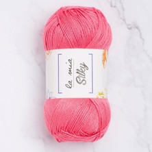 Hobilinka La Mia Silky Pembe El Örgü Ipi - L015 - 33678