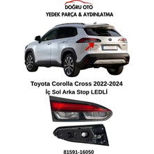 Doğru Oto Toyota Corolla Cross Arka Stop Ledli Iç Sol 2022-2024
