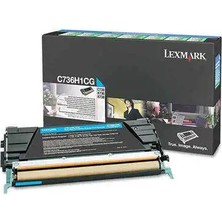 Lexmark C736-C736H1CG Mavi Orijinal Toner Yüksek Kapasiteli