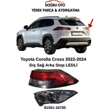 Doğru Oto Toyota Corolla Cross Arka Stop Ledli Dış Sağ 2022-2024