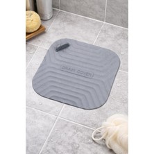 Sihome Gri Kare Silikon Kötü Koku Önleyici Gider Tıpası – Banyo, Mutfak, Lavabo ve Balkon Için Su Geçirmez