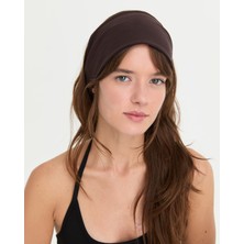 Ayma Active Kahverengi EcoVero™Viskoz Esnek Bandana Geniş Saç Bandı