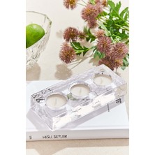 Paşabahçe Blok Tealight Mumluk - 1 Adet