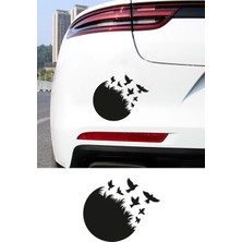 Mıgnatıs Özgürlük Temalı Kuş Sticker Araç Sticker - Uçan Kuşlar Oto Sticker 15X13CM