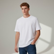 Lumberjack MB CT102 Erkek Beyaz Tişört