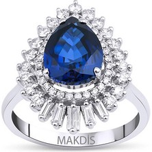 Makdis Pırlanta 4.85 Karat Safir Pırlanta Yüzük