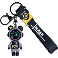 Tabaş Astronot Pvc Anahtarlık, Bileklik Anahtarlık, Cüzdan Anahtarlık, Kadın Erkek Anahtarlık, Kolye Anahtarlık, Taşınabilir Anahtarlık 4 Farkı Renk   1 Adet