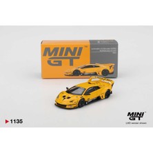 Mini T Mini Gt 1:64 Lamborghini Lb-Silhouette Works Murciélago Gt Evo Sarı Diecast Model Araba