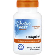 Doctor's Best Ubiquinol Coenzyme Q10 100 Mg 60 Softgels
