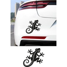 Mıgnatıs Kertenkele Oto Sticker – Gecko Figürlü Araba Cam Kaput Sticker 15X13CM