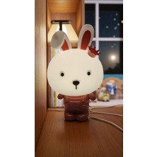 Famemus Accessory Koca Kafa Tavşan Gece Lambası