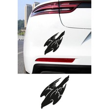 Mıgnatıs Uçan Kartal Oto Sticker - Kartal Silüet Sticker - Araba Motor Aksesuar 13X15CM