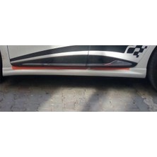 Ford Fiesta Yan Marşpiyel Plastik Uyumlu