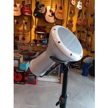 Puandorg Darbuka Döküm Kaliteli Beyaz - Akort Ayarlı ( Taşıma Çantası+Metod)