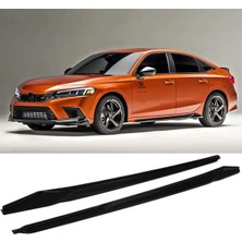 Honda Civic Fe Yan Marşpiyel Seti V2 Plastik 2 Adet Mat Siyah