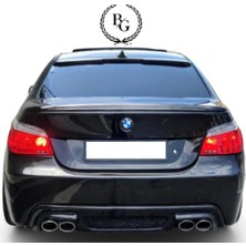 Bmw E60 Izgaralı Model M5 Modeli Difüzör (Plastik) Parlak Siyah Boyalı Arka Ek