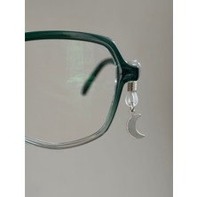 Ay Figürlü Gözlük Charmı - Gözlük Kenarı Takısı ve Aksesuarı - 2 Adet (Ince/orta Sap Uyumlu)