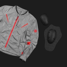 Scoyco JK194 Yazlık Fileli Mont Gri