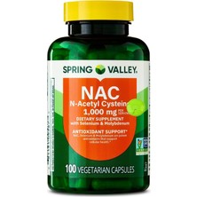 Spring Valley Nac 1000MG Selenium Molybdenum 100 Vegetarian Capsules