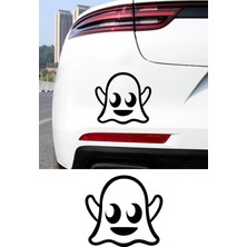 Mıgnatıs Sevimli Hayalet Oto Sticker - Şirin Araç Sticker - Motor Araba Sticker 15X14CM