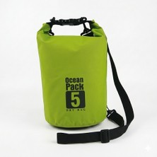 Skatinger Ocean Pack 5lt Yeşil Su Geçirmez Yüzen Çanta