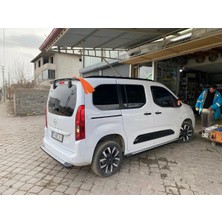 Peugeot Rifter 2019-2024 Arası  Uç Parlak Siyah Spoiler Boyalı