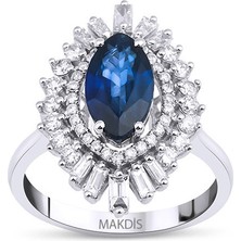 Makdis Pırlanta 2.70 Karat Safir Pırlanta Yüzük