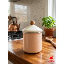 Köklü Züccaciye Emaye Kavanoz | Baharatlık | Saklama Kabı