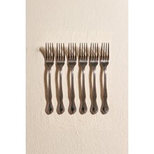 Perotti Noble 6'lı Paslanmaz Çelik Tatlı Çatalı Seti