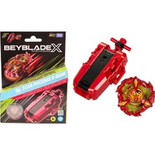 Beyblade x Soar Phoenix Wing 9-60GF Deluxe Fırlatıcı Seti Metal Saldırı Tipi (Sağdan Dönüş)