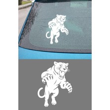 Mıgnatıs Vahşi Panter Araç Sticker – Oto Motor Kaput Cam Sticker 11X15CM