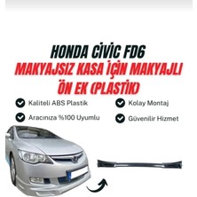Honda Civic Fd6 Makyajsız Kasa Için Uyumlu Makyajlı Ön Ek 2006 2007 2008 2009