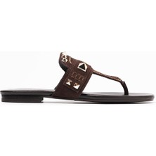 Kadın Terlik 0197 391 Chiara Bellini Suede Leather Nappa Light Colorado Topaz