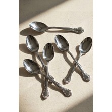 Perotti Royal 6'lı Paslanmaz Çelik Tatlı Kaşığı Seti