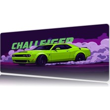 Urzuva Araba Modelleri Challanger Gaming Oyuncu Xl Mouse Pad  Mousepad 70X30 cm 3mm Dikişli Model