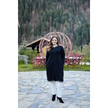 Esra Butik Kadın Kristal Kumaş Fermuarlı Giy-Çık Kap 105 cm Spor Şık Tesettür Kap